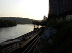 Marble Hill station on the Hudson Line. Photo by Brian Weinberg, 7/3/2002.