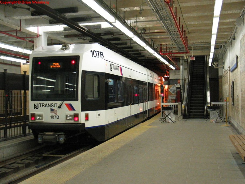 Njt Ncs Lrv 107b Inbound Platform At Newark Penn Station Photo Taken