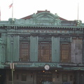 Exterior of Hoboken Terminal. Photo taken by Brian Weinberg, 03/25/2001.